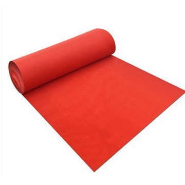 地毯 不織布材質 柔軟可任意裁剪 適用於婚禮、展場、飯店、商業場所、遊戲場、學校  紅色  1條  1000 x 120cm