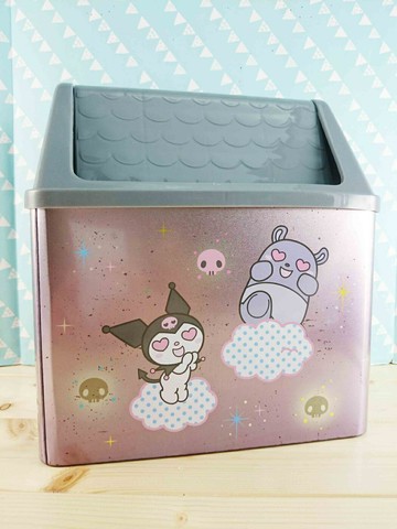 【震撼精品百貨】酷洛米 Kuromi 垃圾桶 屋子造型 震撼日式精品百貨