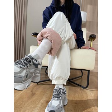 羽絨褲女冬季外穿2025新款零下40度極寒寬松時尚保暖東北洋氣棉褲