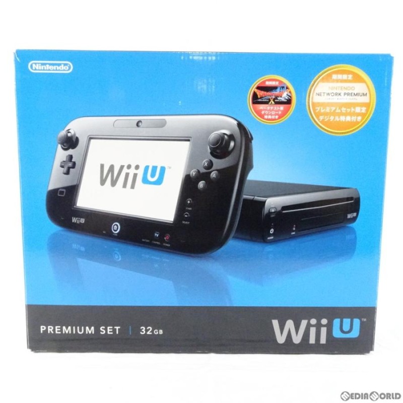 中古即納』{訳あり}{本体}{WiiU}Wii U プレミアムセット 黒 PREMIUM