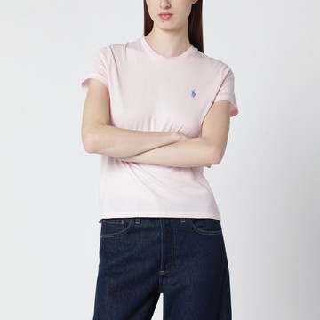 Pink cotton T-shirt