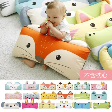 韓國 Bonitabebe - 枕套-超細纖維動物枕用-狐狸 (68*28公分)