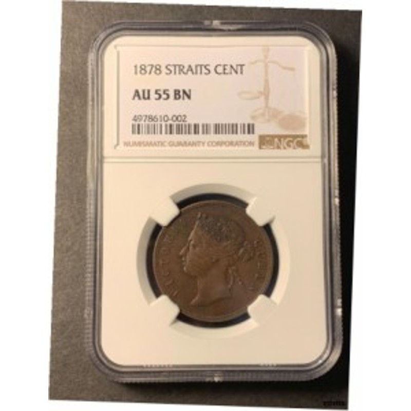 品質保証書付】 アンティークコイン NGC PCGS Straits Settlements