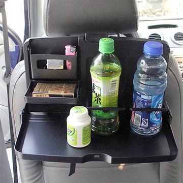 E.City_可折疊多功能車用椅背杯架餐盤
