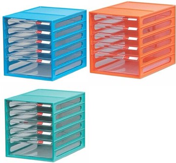 樹德 DD-114 五層A4公文櫃(顏色隨機)