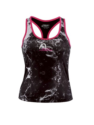 Allover Print Y-Back Stretch Tank