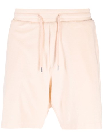 Frescobol Carioca - drawstring track shorts - men - Lyocell/Cotton/Linen/Flax - XL - Orange
