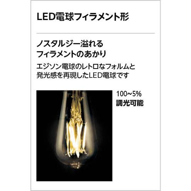 ODELIC オーデリック エクステリアポーチライト LED電球フィラメント形