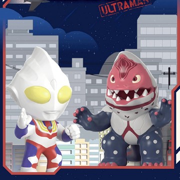 文具 公仔 新款奧特曼英雄微場景發光裝飾擺件 英雄公仔可組合造型小夜燈擺飾 男孩可愛公仔玩具 兒童節生日禮物