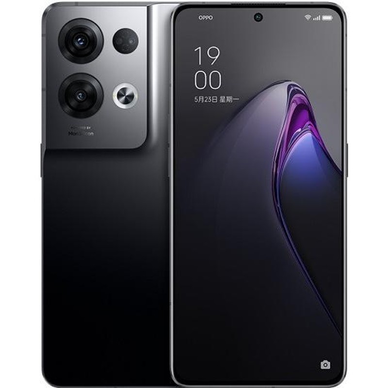 Oppo Reno 8 Pro Plus 5G PFZM10 Dual Sim 256GB ブラック (8GB RAM 