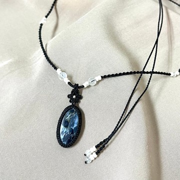 彼得石/月光石編織項鍊