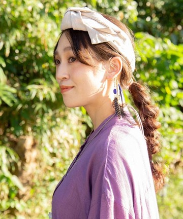 印度製 吉普賽風格繽紛羽毛掛耳環