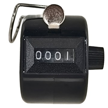 手持機械式計數器 45x30mm  顏色隨機  1個