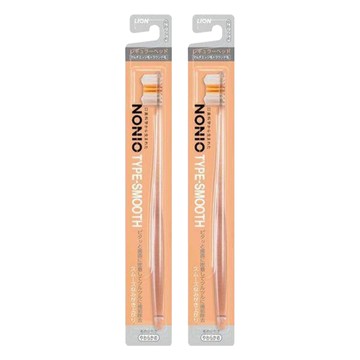 LION 獅王 NONIO 淨漬亮白牙刷 星型切面 3D雙峰形植毛  1入  2支