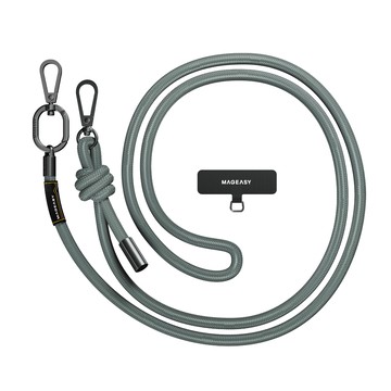 MAGEASY Strap 掛繩掛繩片組 iOS Android 手機殼相容 8.3mm  率性藍  1組