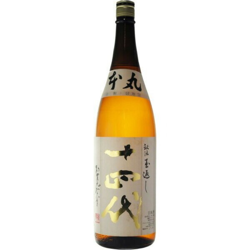 上四代 本丸 秘伝玉返し 1800ml原料米 - 日本酒