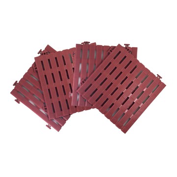 DIY工作小棧板 30x30cm 4入 紅色