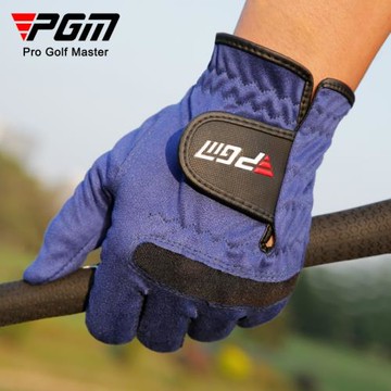 PGM 高爾夫手套男士透氣超纖布防滑耐磨球童用品裝備手套左右雙手