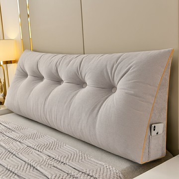 靠枕 三角靠枕 沙發靠枕 三角床頭靠墊雙人靠背軟包靠枕床上可拆洗護腰墊沙發榻榻米靠背墊『FY01290』