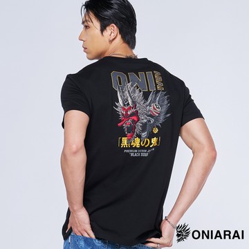 【㊙結帳2件再88折】大和魂匠人天狗鬼面短TEE(黑) - BLUE WAY 鬼洗い