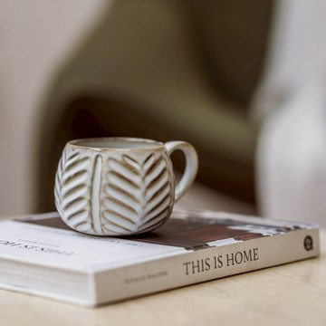 比利時 S&P Arto 森山嵐葉 織紋馬克杯 闊葉