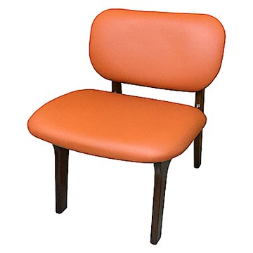 AS DESIGN雅司家具-Clara胡桃色橘皮面實木餐椅-60x59x74cm