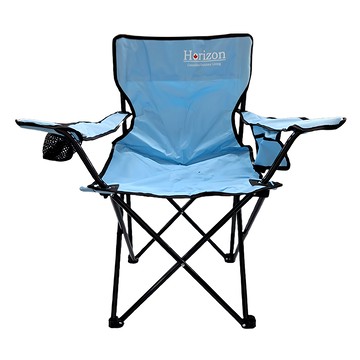 Horizon 天際線 輕便折疊野餐椅 防滑椅墊 600D加厚牛津布 超耐重120kg  天空藍  1個