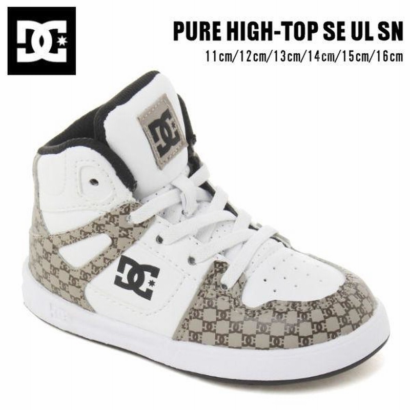 ディーシーシューズ DC Shoes PURE HIGH-TOP SE UL SN キッズ ベビー ...