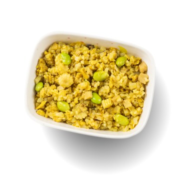 【蔬食系列】咖哩蔬食花椰菜米(179大卡)