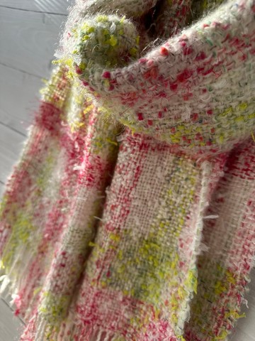手織圍巾 / handwoven scarf / muff manick / 狂野編織 – Spring Noise -