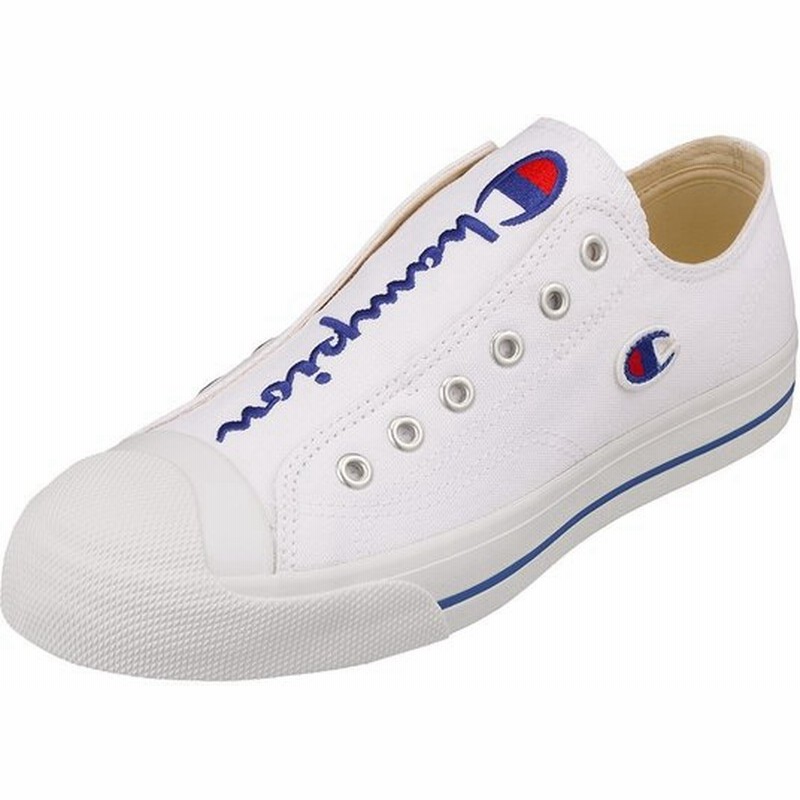 チャンピオン Champion Cp Lc025m メンズ スニーカー 小さいサイズ対応 大きいサイズ対応 スリッポン ホワイト 通販 Lineポイント最大get Lineショッピング