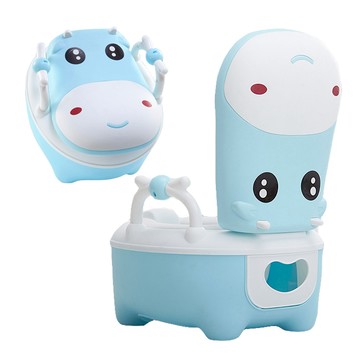  【B&B幸福雜貨】小牛加大便器-藍 BG68192A12