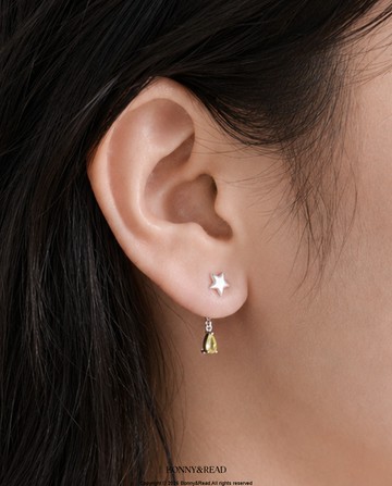 [預購] [純銀] 晨曦星淚耳環 / Tears of Dawn Star Earring