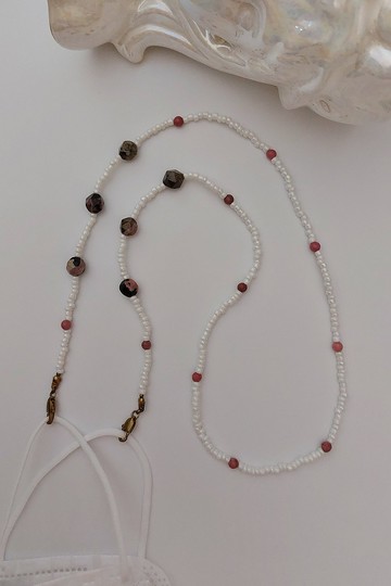 地仙 L'IMMORTEL 一物一拍 天然石 口罩鍊眼鏡鏈 兩用鏈