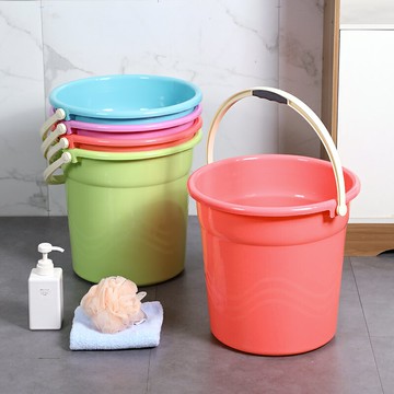 【滿299出貨】加厚塑料水桶手提大小號家用宿舍洗衣洗澡圓形臉盆多功能儲裝水桶