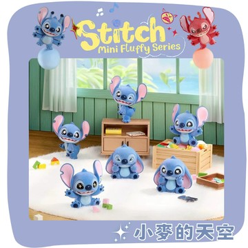 『 小麥的天空 』TOPTOY 正版 迪士尼 史迪奇 MINI絨絨系列 盲袋 萌粒 植絨 公仔 擺件 手辦 禮物