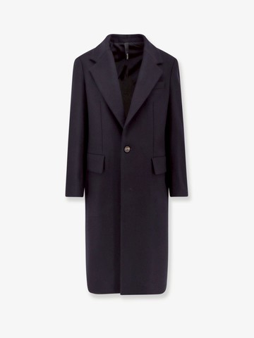 Virgin wool coat with satin lining - HEVO - gender_Man