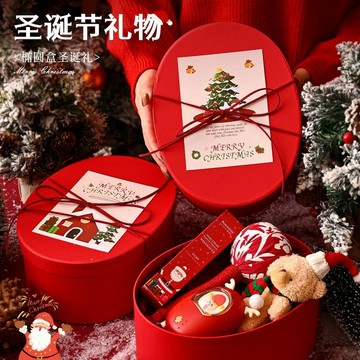 臺灣-出貨🔥【聖誕新款熱銷】2025新款聖誕節禮物高級感平安夜禮盒套裝創意小禮品送兒童定製 3ASA