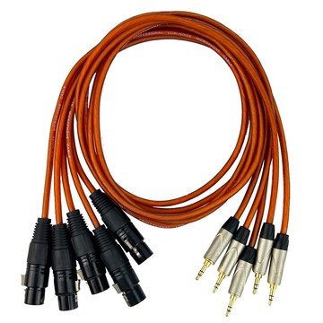 庫存品出清- xlr母-3.5mm 訊號線 - 低雜訊low noise / 直播麥克風 / 控台均