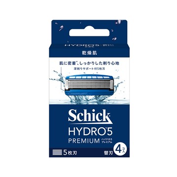 舒適水次元 5 Premium刮鬍刀片-4PC