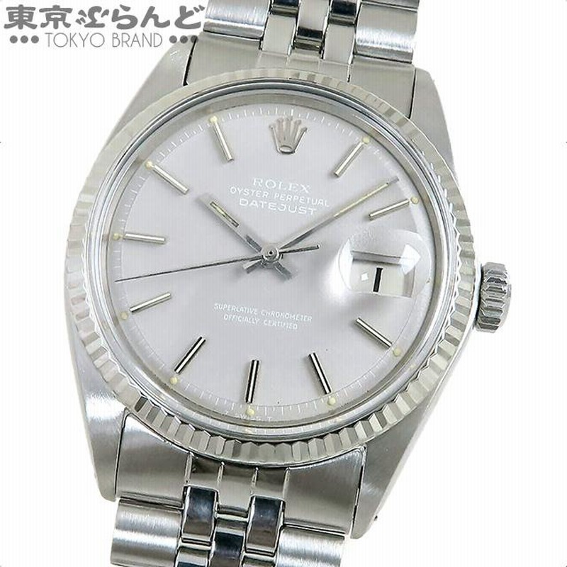 ロレックス ROLEX デイトジャスト 1601 23番台 グレー SS WG ジュビリーブレス ゴーストダイヤル 腕時計 メンズ 自動巻 仕上済  101670625 | LINEショッピング