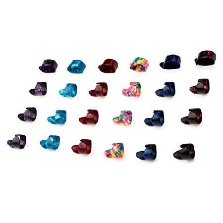 Thumb Finger Picks, Medium, Flat Thumbpicks, Celluloid Guitar Thumb Finger Three Size Picks Small Medium Large (Large, 24Pieces), (XG-02)