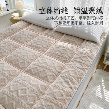 羊羔絨床墊軟墊加厚褥子冬季學生宿舍家用榻榻米牛奶絨床墊