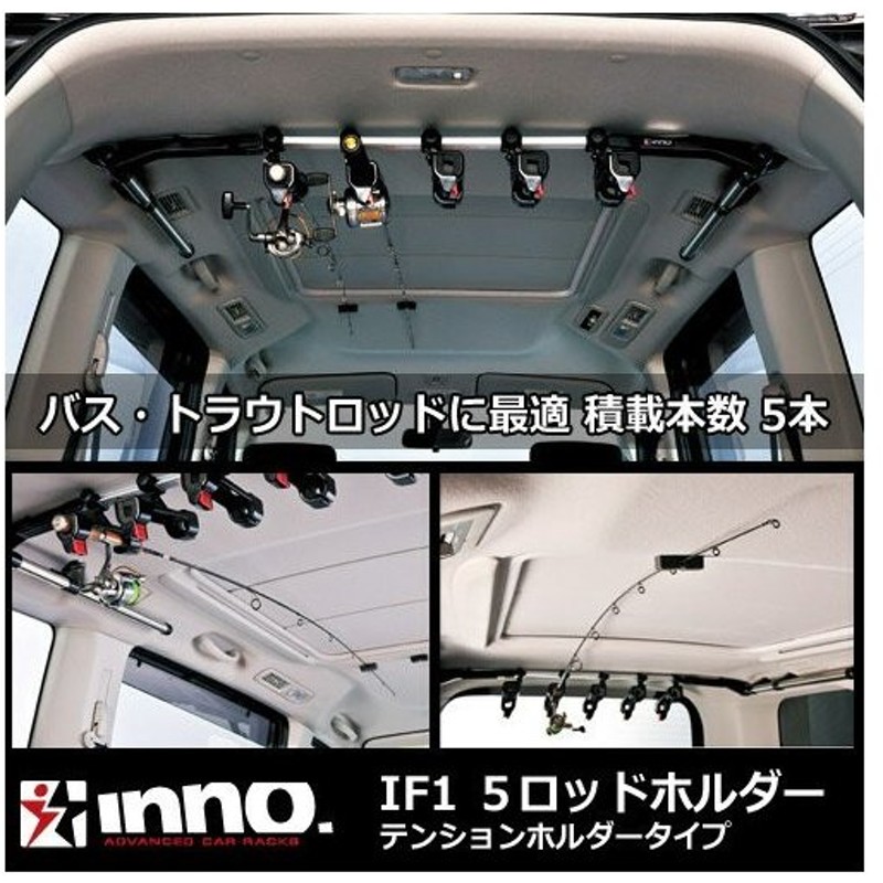 カーメイト If1 5ロッドホルダー Tension Hold フィッシング 車 竿 積載 ルアー用 バス トラウト用 テンションホールド Carmate 通販 Lineポイント最大0 5 Get Lineショッピング