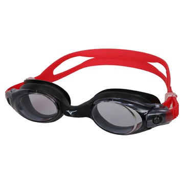 MIZUNO 美津濃 成人泳鏡 抗UV防霧 N3TEB71000  黑色 + 紅色  1個  Adult