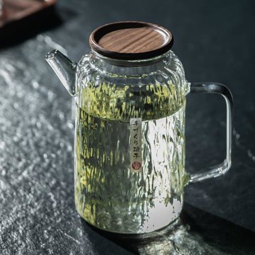 日式冷水壺玻璃耐高溫家用大容量涼水杯冷泡涼水壺果汁涼白開水壺