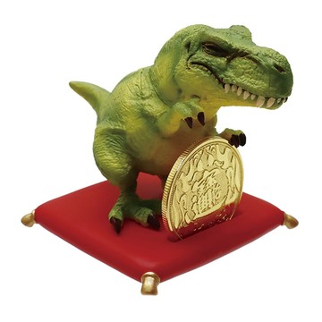 YENDAR 研達 朝隈俊男 龍年招財公仔 暴富緣  6.8cm  暴富綠