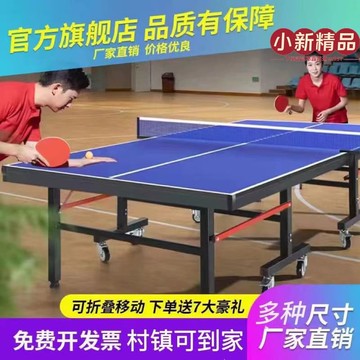 快速出貨 【1925人好評】室內桌球桌 標準家用可摺疊移動兵乓球桌 比賽球檯 國球桌
