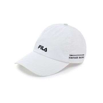 FILA官方直營 吸排運動帽/棒球帽-白色 HTZ-5005-WT