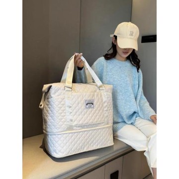 雙肩包設計感小眾短途旅行包待產收納包行李包女輕便大容量手提包